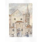 « Les tailleurs de pierre derriere Notre Dame du fort à Etampes »