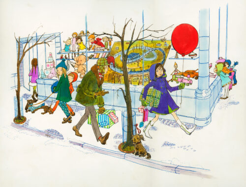 Véronique prépare Noël