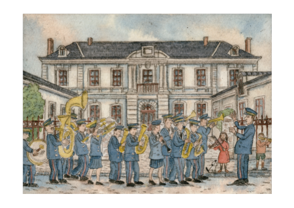 N°1 « Faites de la musique » devant le conservatoire de musique, l’union Philharmonique à Etampes