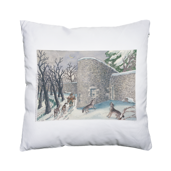 « Le berger de Loups devant la Tour du Loup à Etampes »