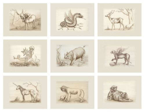 Coffret Bestiaire Médiéval - 8 tirages