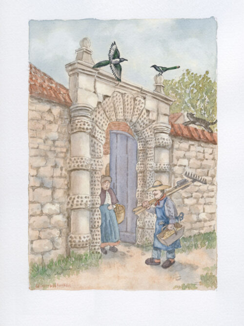 Le jardinier de la porte Bressault à Etampes