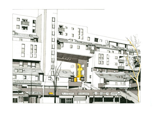 Immeuble de la Butte creuse - Evry Centre