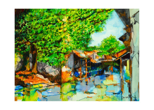 Un soleil lourd lavoir