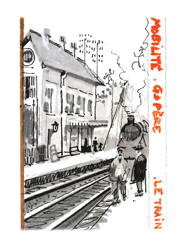 " La gare de Grand Bourg à Evry "