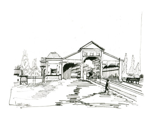 La première gare de CORBEIL