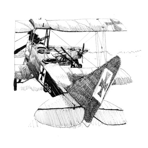 Les avions collectionnés par Salis à LA FERTÉ ALAIS