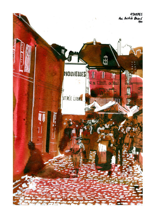 Etampes - Rue Aristide Briand