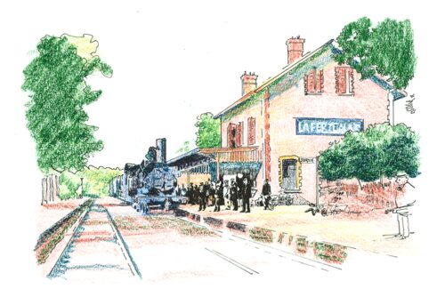 LA FERTE ALAIS - gare