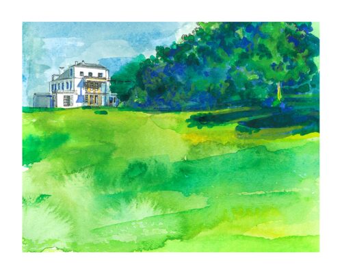 YERRES - Caillebotte - Plan vert