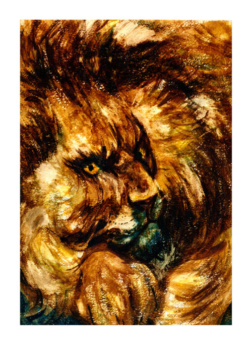 Le lion (d'après Horace Vernet)