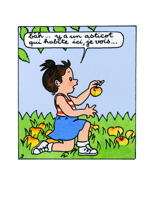 Un asticot habite ici