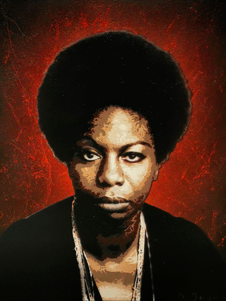 DOC BERGMAN - Nina Simone Red
