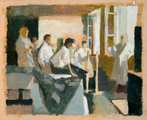 Esquisse pour l’atelier d’Étampes par Nathalie Gobin