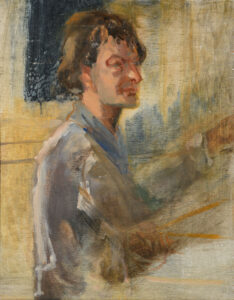 Rohaut peignant par Nathalie Gobin