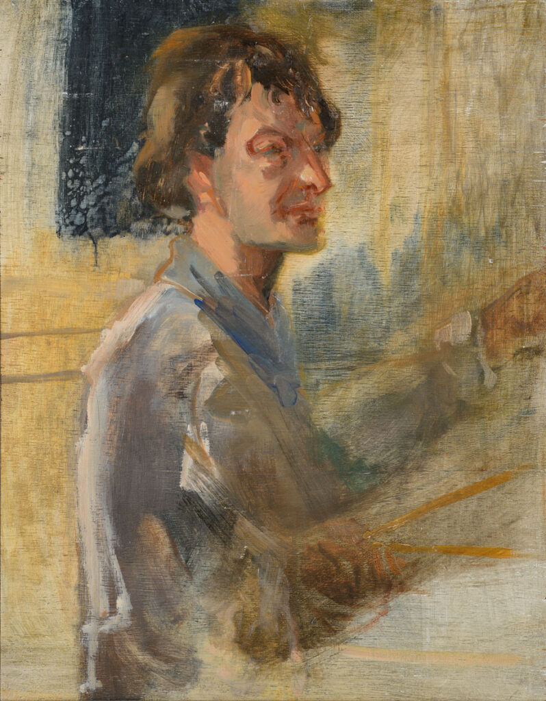 Rohaut peignant par Nathalie Gobin