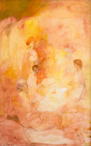 11 La Miraculée, huile sur panneau 92x58cm Philippe Lejeune