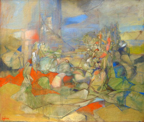 12 L’Exode, 65x80cm Philippe Lejeune