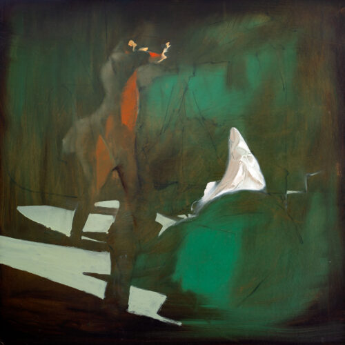 21 L’Ultime, huile sur panneau 62x62cm Philippe Lejeune