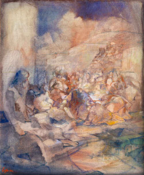 22 Osée, huile sur toile 64x54cm Philippe Lejeune