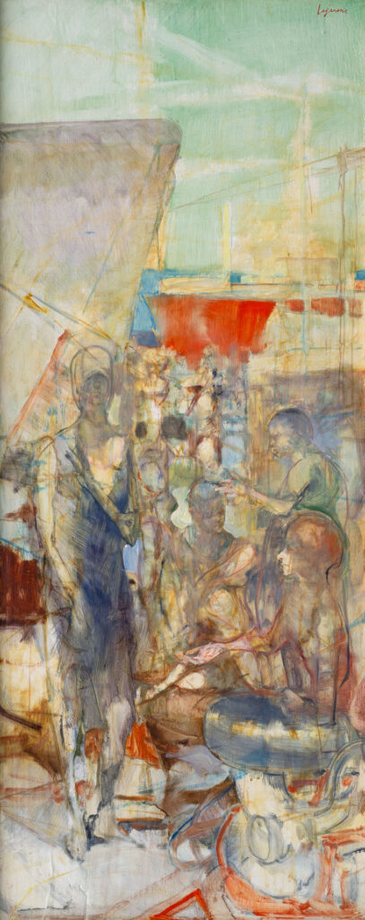 26 La Soeur de Calcutta, huile sur panneau, 76x32cm Philippe Lejeune