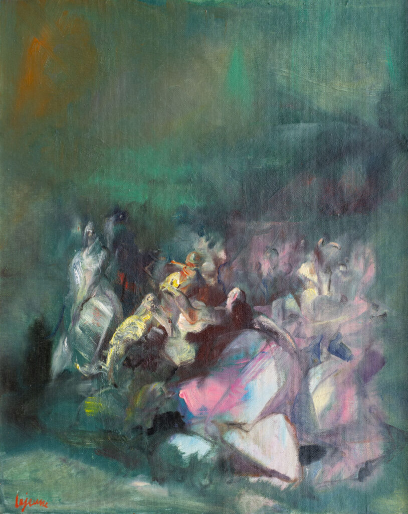 32 Méfiez-vous des Cananéens, carton toilé, 41x33cm Philippe Lejeune