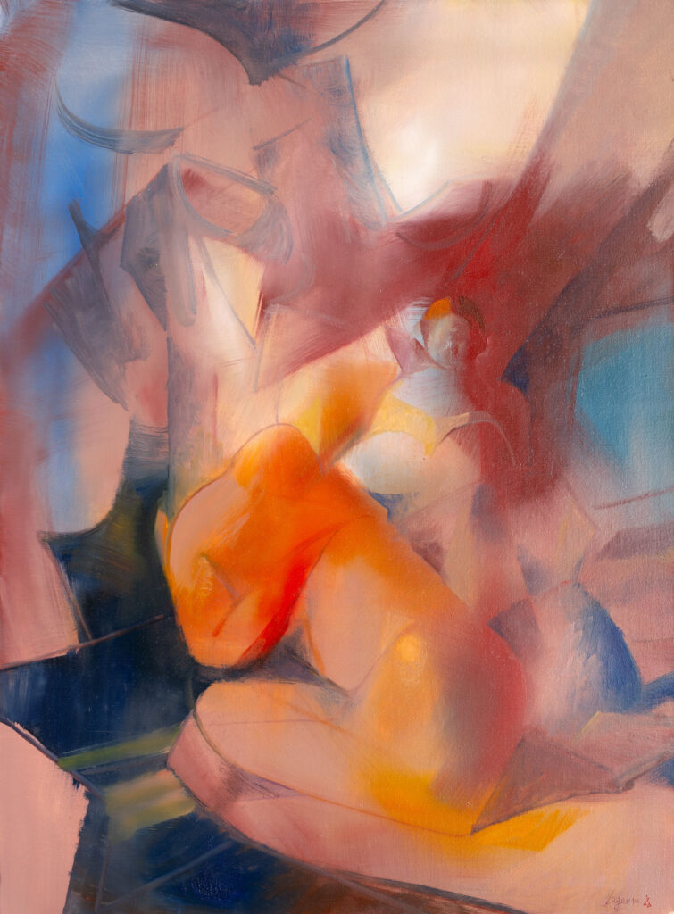 34 Caritas, huile sur toile 81x60cm Philippe Lejeune