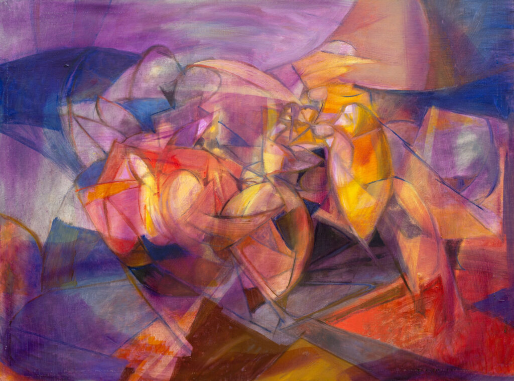 35 L’Epiphanie, huile sur toile 60x81cm Philippe Lejeune