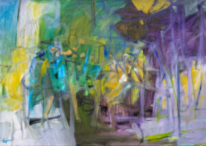 37 Saint Thomas, huile sur toile 70X50cm Philippe Lejeune