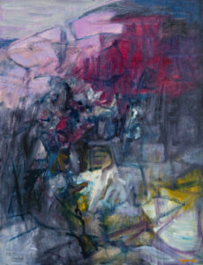 39 L’Ancien temple, huile sur panneau 65x50cm Philippe Lejeune