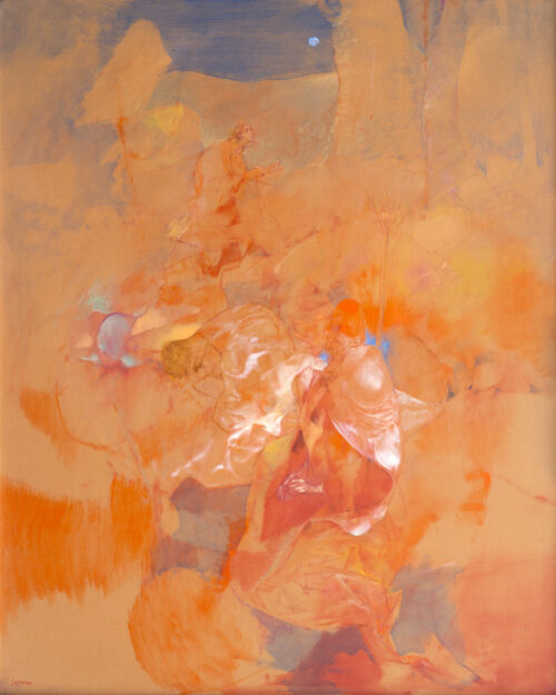 4 L’Agonie, huile sur toile 100x81cm Philippe Lejeune