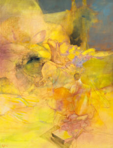 5 La Vocation, huile sur toile 96x74cm Philippe Lejeune