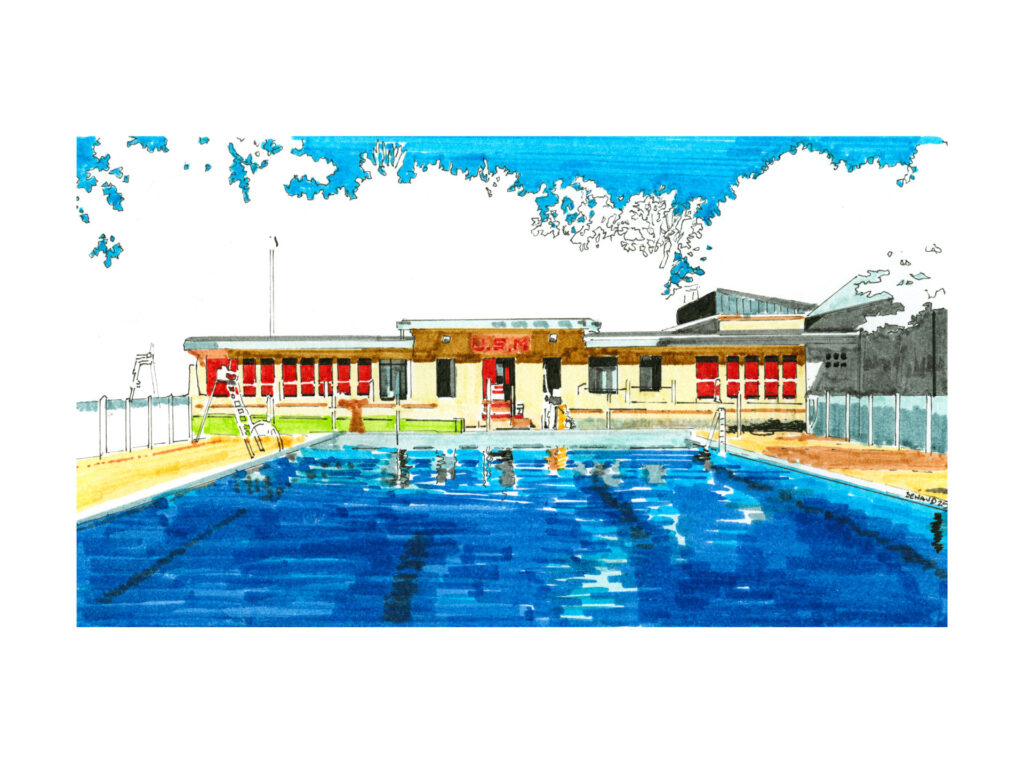 Méréville - Piscine