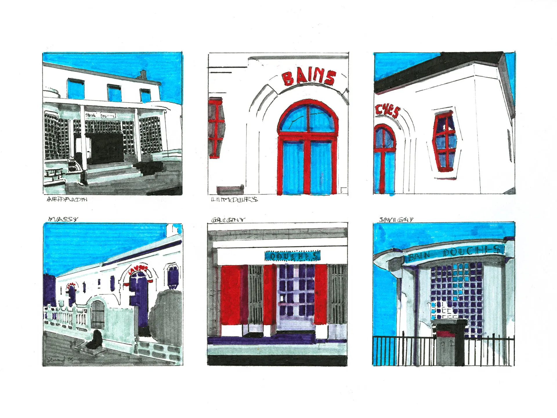 ESSONNE - BAINS DOUCHES