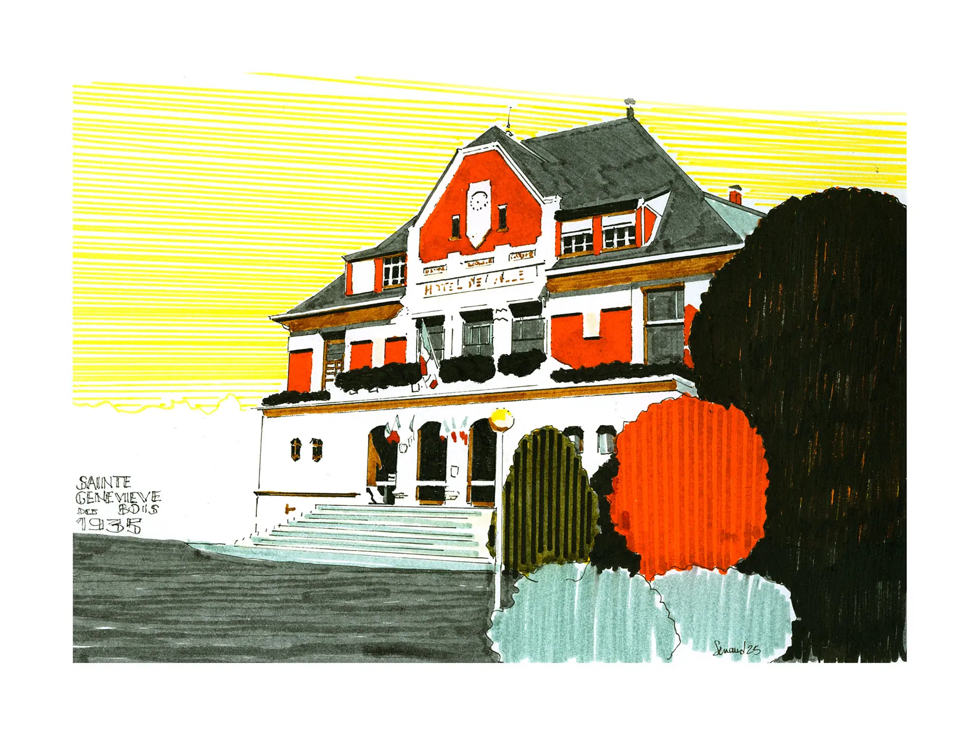 SAINTE GENEVIEVE DES BOIS - MAIRIE