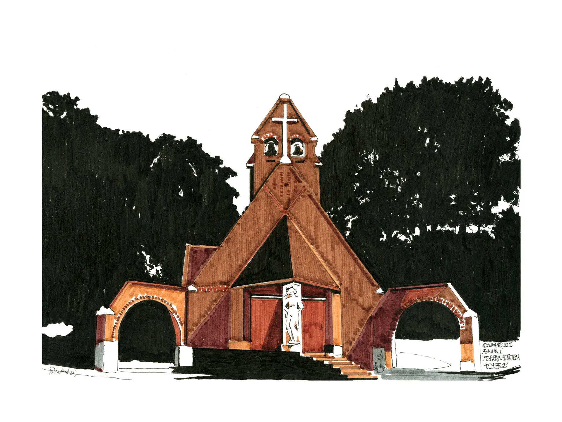 VILLEBON SUR YVETTE - CHAPELLE ST SEBASTIEN